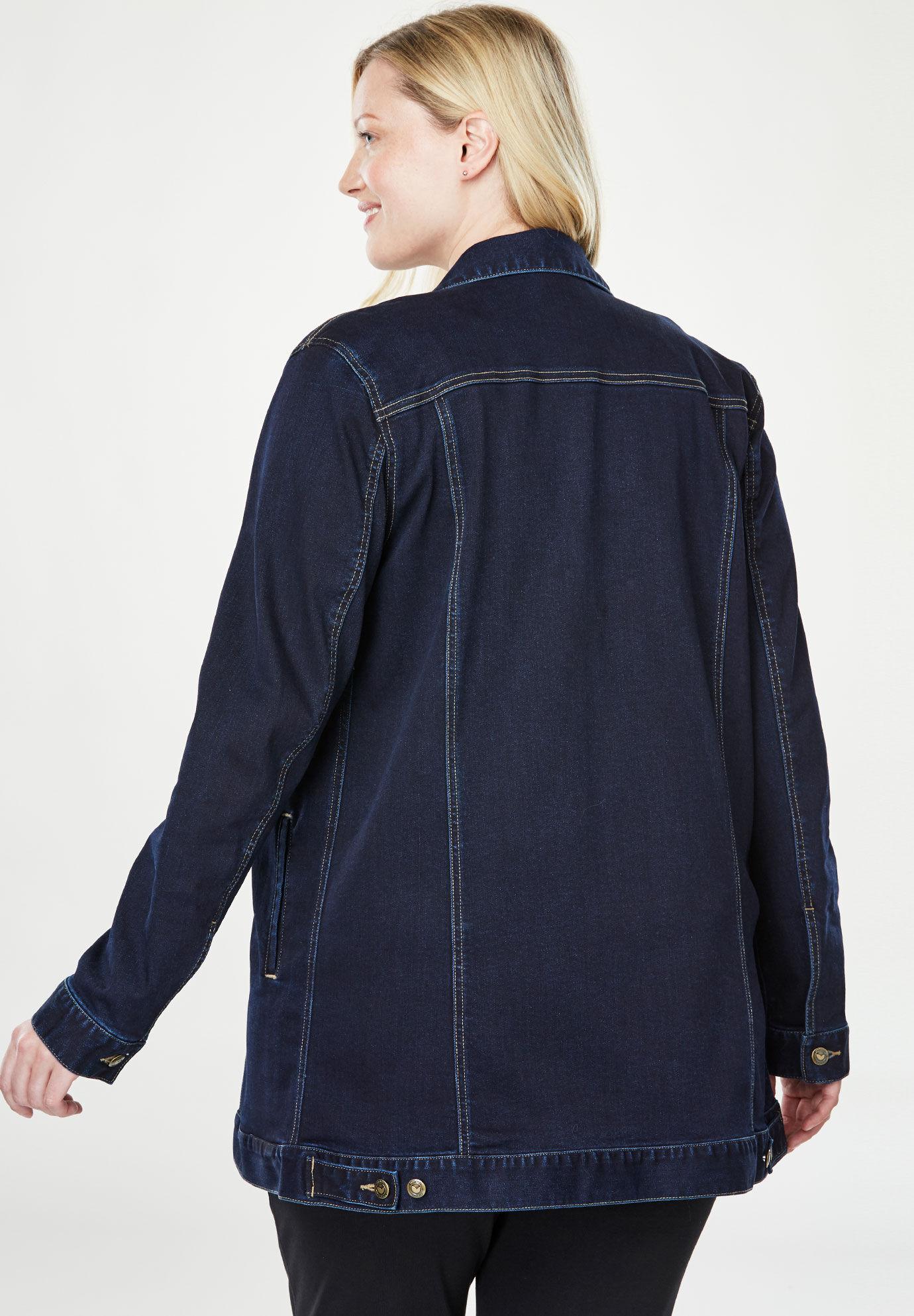 long stretch denim jacket – Shop The Firesclassics Womens Collection.